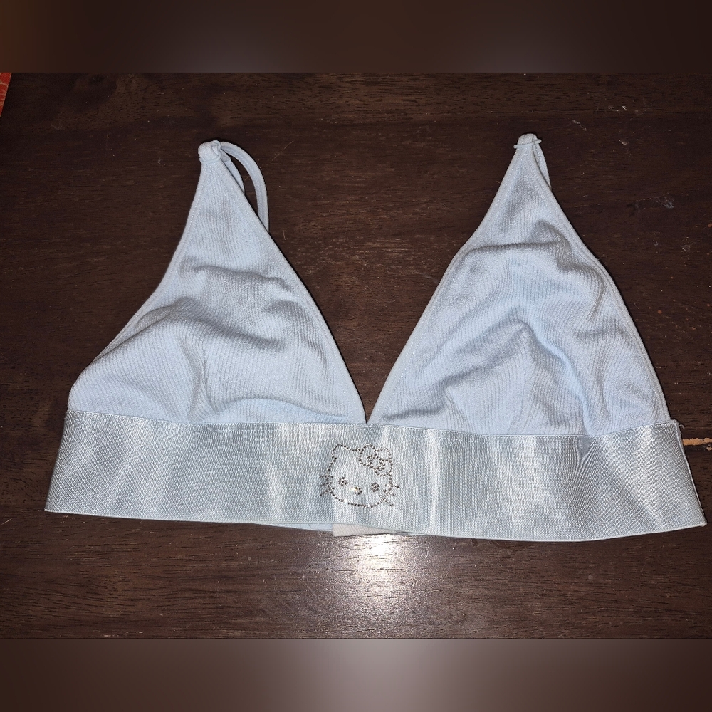 Hello Kitty Sanrio Light Blue Kids Bralette Size M